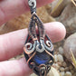 Blue stone forest fairy spiritual necklace