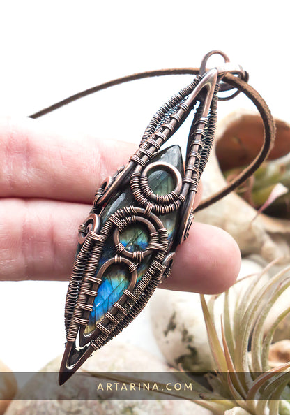 Steampunk cyberpunk jewelry necklace