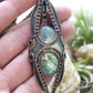 Big wire wrapped labradorite pendant