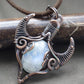 moonstone wire wrap necklace