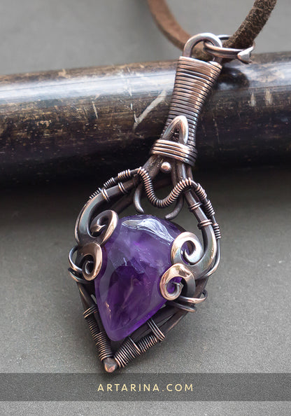 Best jewelry necklaces. Amethyst eye amulet jewelry for you