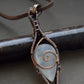 Moonstone wire wrapped necklace
