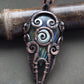 Labradorite copper wirewrapped jewelry pendant