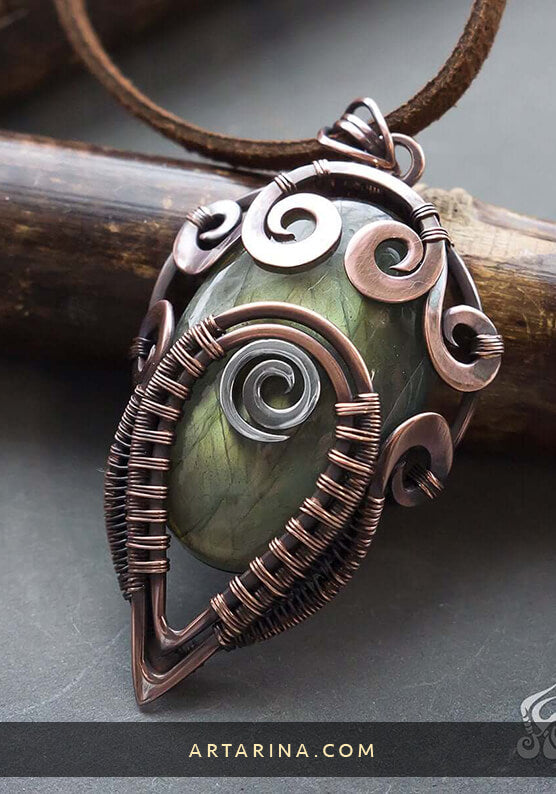 Unique magick fantasy necklace