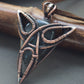 celtic triquetra pendant necklace